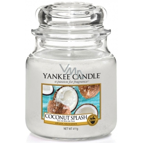 Yankee Candle Coconut Splash - Kokosové osvieženie vonná sviečka Classic strednej sklo 411 g