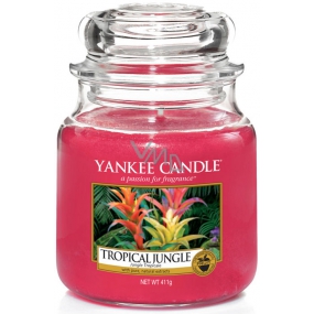 Yankee Candle Tropical Jungle - Tropická džungľa vonná sviečka Classic strednej sklo 411 g