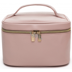 Diva & Nice Kozmetická kabelka kufrík ružová 23 x 14,5 x 15 cm