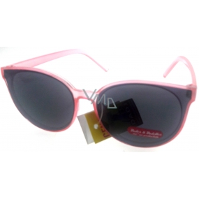 Dudes & dudettes Slnečné okuliare pre deti svetlo ružové DD16015