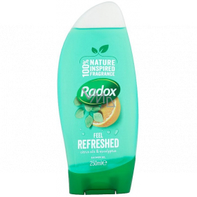Radox Feel Refresh z eukalyptu a citrusového oleja osviežujúci sprchový gél 250 ml