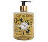 Jeanne en Provence Divine Olive umývací gél na ruky dávkovač 500 ml