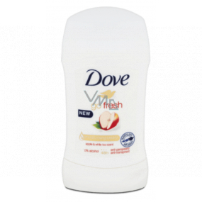 Dove Go Fresh Jablko & Biely čaj tuhý antiperspirant dezodorant stick s 48-hodinovým účinkom pre ženy 40 ml