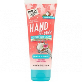 Dirty Works Hand It Over krém na ruky a nechty s vôňou kokosu 100 ml