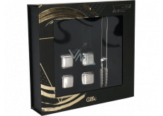 Albi Men's Affair chladiace kocky 4 kusy + kliešte 1 kus + zamatová taška 1 kus, darčeková súprava pre mužov
