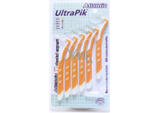 Medzizubné kefky Atlantic UltraPik 0.6 mm Oranžová zakrivená 6 kusov