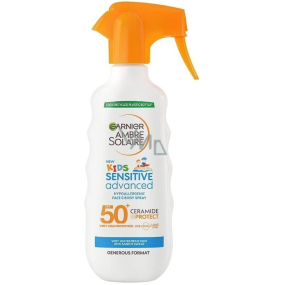 Garnier Ambre Solaire Kids Sensitive Advanced SPF50+ Sprej na opaľovanie pre deti 270 ml