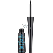 Essence Dip Eyeliner Vodoodolná tekutá očná linka 01 Black 3 ml