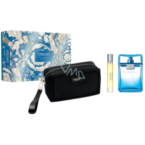 Versace Eau Fraiche toaletná voda 100 ml + cestovný sprej 10 ml + kozmetická taška, darčeková sada pre mužov