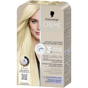 Schwarzkopf Creme Supreme farba na vlasy L1++ Extrémny zosvetľovač plus 60 ml