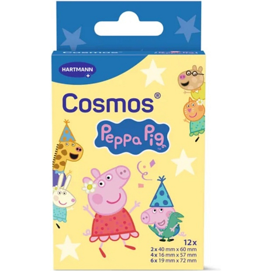 Cosmos detská náplasť Peppa Pig 12 ks