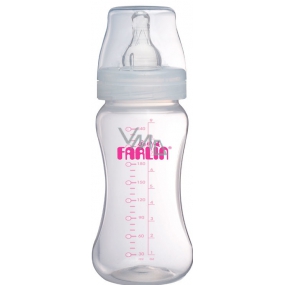 Baby Farlin Dojčenská fľaša so širokým hrdlom 9+ mesiacov 270 ml PP-805-3