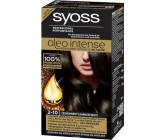 Syoss Oleo Intense Color farba na vlasy bez amoniaku 2-10 Čiernohnedý