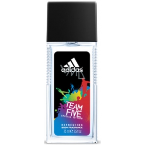 Adidas Team Five parfumovaný deodorant pre mužov 75 ml Tester