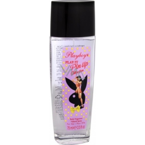Playboy Play It Pin Up Collection 2 parfumovaný dezodorant sklo pre ženy 75 ml