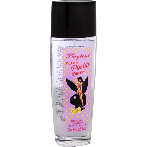 Playboy Play It Pin Up Collection 2 parfumovaný dezodorant sklo pre ženy 75 ml