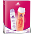 Adidas Soften antiperspitant dezodorant sprej pre ženy 150 ml + Happy sprchový gél 250 ml, kozmetická sada