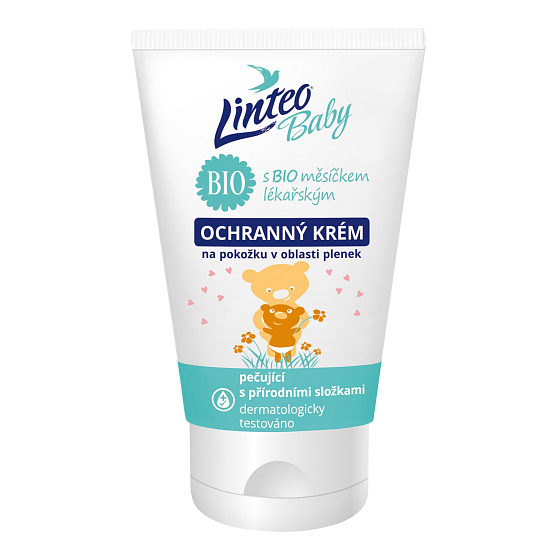 Linteo Baby Bio Nechtík lekársky krém na pokožku v oblasti plienok 75 ml