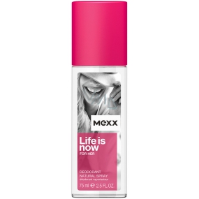Mexx Life Is Now for Her parfumovaný deodorant sklo 75 ml