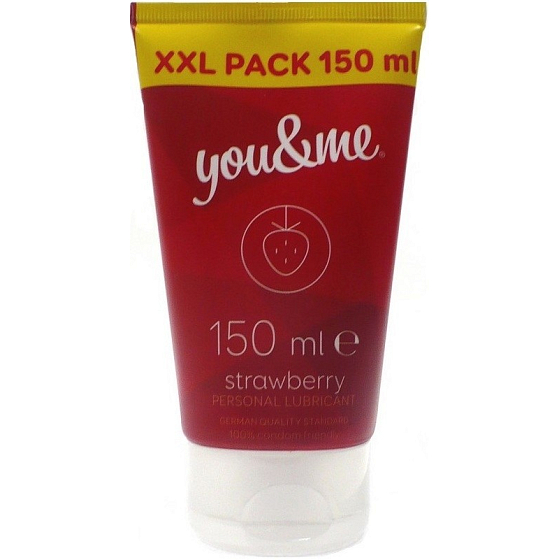 You & Me Strawberry lubrikačný gél 150 ml