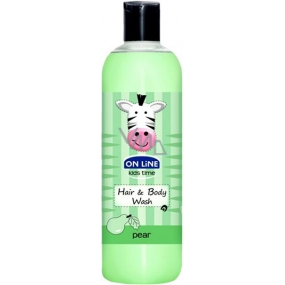 On Line Kids Time Hruška 2v1 sprchový gél a šampón pre deti 500 ml