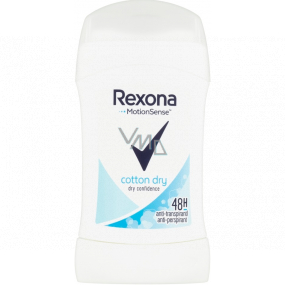 Rexona Cotton Dry antiperspirant dezodorant stick pre ženy 40 ml