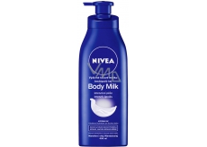 Nivea Body Milk výživné telové mlieko pre veľmi suchú pokožku s pumpičkou 400 ml