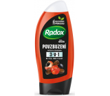 Radox Men Feel Powerful Caffeine & Guarana 2v1 sprchový gél a šampón pre mužov 250 ml