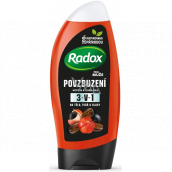 Radox Men Feel Powerful Caffeine & Guarana 2v1 sprchový gél a šampón pre mužov 250 ml