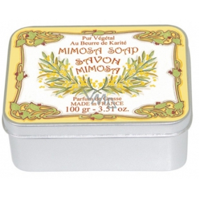 Le Blanc Mimosa - Mimóza prírodné mydlo tuhé v krabičke 100 g