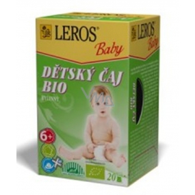 Leros Baby Bio bylinný čaj pre deti 20 x 2 g