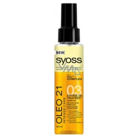 Syoss Oleo 21 Intense Care dvojfázová olejová regenerácie pre veľmi suché, hrubé vlasy 100 ml