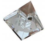 Sklenená pyramída číra, znamenie zverokruhu Ryby