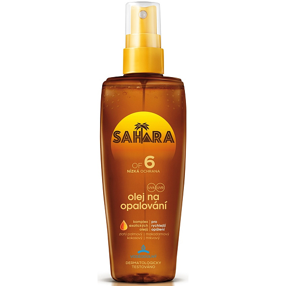 Astrid Sahara OF6 vodeodolný olej na opaľovanie sprej 150 ml