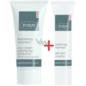 Ziaja Med Whitening Care rozjasňujúci ochranný denný krém proti pigmentovým škvrnám 50 ml + Med Whitening Care korektor proti pigmentovým škvrnám 30 ml, duopack