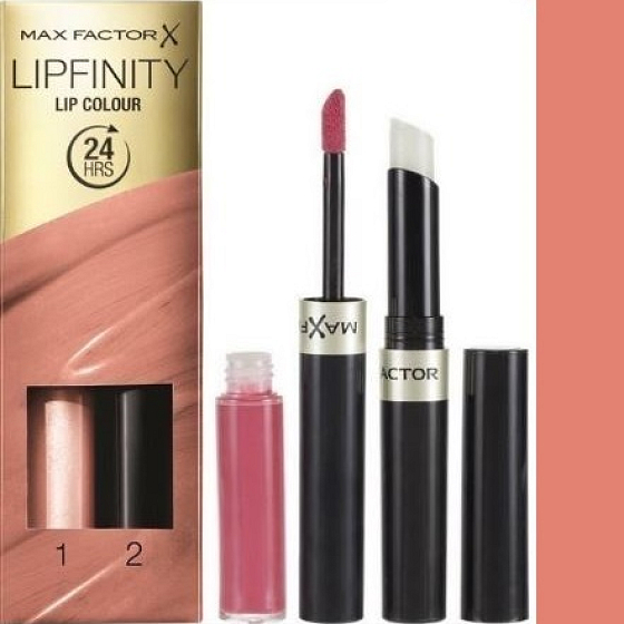 Max Factor Nailfinity rúž a lesk 006 Always Delicate 2,3 ml a 1,9 g