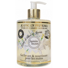 Jeanne en Provence Jasmin Secret - Tajomstvo Jazmínu umývací gél na ruky dávkovač 500 ml