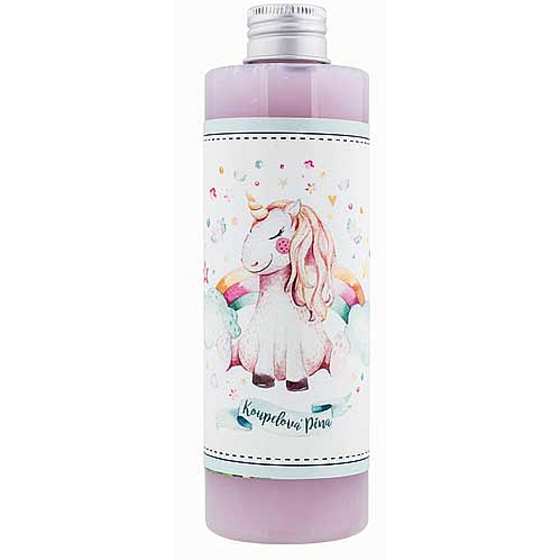 Bohemia Gifts Jednorožec Levanduľa a vlčí mak pena do kúpeľa pre deti 250 ml