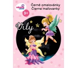 Ditipo Čierne maľovanky Víly pre deti 3+ 32 strán