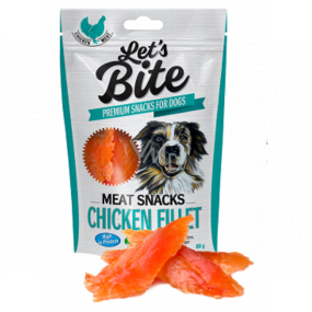 Brit Lets Bite Kuracie filety doplnkové krmivo pre psov 80 g
