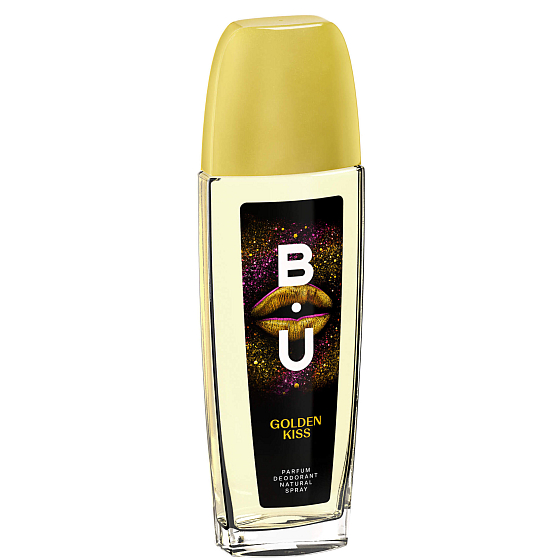 B.U. Golden Kiss parfumovaný dezodorant sklo pre ženy 75 ml