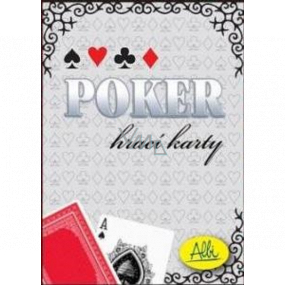 Albi Poker papierové hracie karty červenej vek 8+