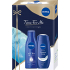 Nivea Time For Me Body Milk telové mlieko 250 ml + Creme Care sprchový gél 250 ml, kozmetická sada
