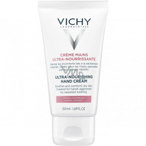 Vichy Ultra výživný krém na ruky vysoko výživný krém na ruky pre suchú a citlivú pokožku 50 ml