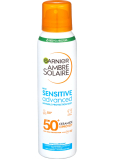 Garnier Ambre Solaire Sensitive Advanced SPF 50+ opaľovací sprej 150 ml