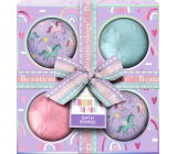 Baylis & Harding Unicorn šumivá guľa do kúpeľa 4 x 120 g, kozmetická sada pre ženy