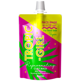 Bomb Cosmetics Tropic - Dievčenská omladzujúca ílovitá maska na unavenú pleť 50 ml