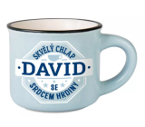 Albi Espresso hrnček David - Skvelý chlapík so srdcom hrdinu 45 ml