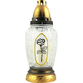 Bony L-320 hřbitovná sviečka sklenená lampa
