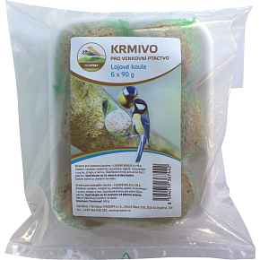 Proxim lojové guličky, krmivo pre vtákov, balenie 6× 90 g